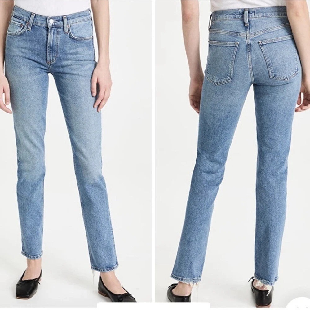 AGOLDE Jeans‎ Lyle Slim Straight Jeans Woman's Size 27 High Rise